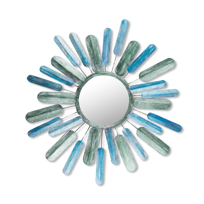 Wallity Metal Art Mirror Sun Multicolor Wallity Metal Art Mirror Sun Multicolor